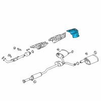 OEM Acura TLX Plate L, Silencer Baf Diagram - 74694-TZ3-A00