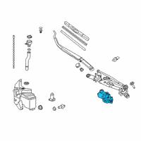 OEM 2021 Toyota Corolla Front Motor Diagram - 85110-12C30