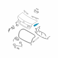 OEM 2010 Hyundai Sonata Hinge Assembly-Trunk Lid, LH Diagram - 79210-0A000