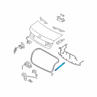 OEM 2010 Hyundai Sonata LIFTER-Trunk Lid Diagram - 81771-0A000