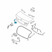 OEM 2006 Hyundai Sonata Switch Assembly-Burglar Alarm Diagram - 95761-3K000