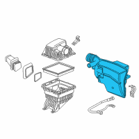 OEM 2016 GMC Canyon Air Outlet Duct Diagram - 84535591