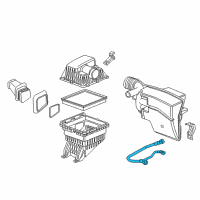 OEM GMC PCV Tube Diagram - 12654636