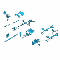 OEM 2005 Chevrolet SSR Steering Column Diagram - 15296678