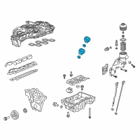 OEM 2014 Chevrolet Camaro Filler Tube Diagram - 12650616