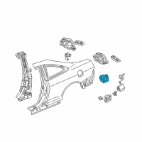 OEM Honda Adapter, Fuel Cap Diagram - 63915-S82-A00ZZ