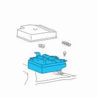 OEM 2001 Hyundai Sonata Junction Box Assembly Diagram - 91220-38000