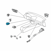 OEM 2021 Honda CR-V Switch Assembly, Power Diagram - 35881-TMA-H01