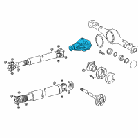 OEM 2016 Toyota Tundra Carrier Assembly Diagram - 41110-0C061