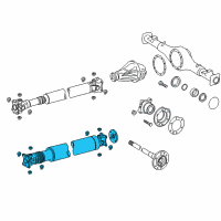 OEM 2015 Toyota Tundra Drive Shaft Assembly Diagram - 37100-0C106