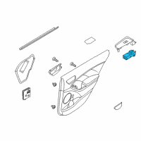 OEM 2018 Kia Forte Power Window Sub Unit Assembly Diagram - 93581A7000