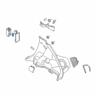 OEM 2014 Nissan Rogue Bulb Diagram - 26734-89900