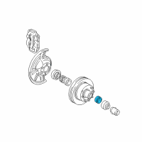 OEM Mercury Lynx Inner Bearing Cup Diagram - DOAZ-1217-B