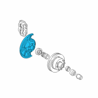 OEM 1994 Ford E-150 Econoline Splash Shield Diagram - F6TZ-2K005-EA