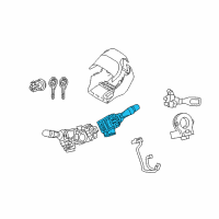 OEM 2012 Toyota Matrix Wiper Switch Diagram - 84652-02700