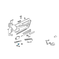 OEM Acura NSX Switch Assembly, Remote Control Mirror Diagram - 35190-SL0-A01