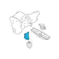 OEM Infiniti EX35 Bracket-Engine Mounting, LH Diagram - 11233-JK000