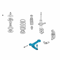 OEM 2005 Honda Insight Arm, Left Front (Lower) Diagram - 51360-S3Y-023