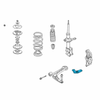 OEM Honda Bracket, Left Front Compliance Bush Diagram - 51394-S3Y-000