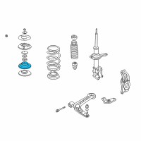 OEM 2001 Honda Insight Seat, Spring (Upper) Diagram - 51688-S3Y-003