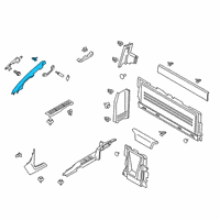 OEM 2021 Ford Ranger Weatherstrip Pillar Trim Diagram - KB3Z-2103598-AA