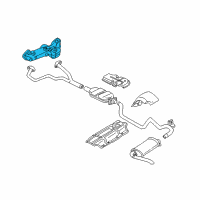 OEM Pontiac Firebird Exhaust Manifold Diagram - 10151692