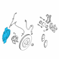 OEM 2017 Nissan Altima Plate-BAFFLE Diagram - 41161-3TA5A