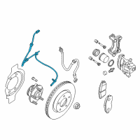 OEM 2017 Nissan Altima Sensor Assembly-ANTISKID, FRONTNT Diagram - 47910-3TA2A