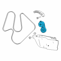 OEM 2014 Dodge Dart TENSIONER-Belt Diagram - 4627618AA