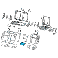 OEM 2019 Ram 1500 PAD-SEAT CUSHION Diagram - 68267053AB