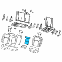 OEM 2020 Ram 1500 Pad-Seat Back Diagram - 68267052AA