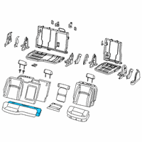 OEM 2020 Ram 1500 Seat Cushion Diagram - 68299914AE