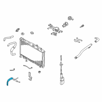 OEM 2003 Hyundai Tiburon Hose Assembly-Automatic Transaxle Oil Cooling(Retu Diagram - 25420-2C300