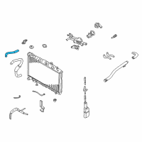 OEM 2004 Hyundai Tiburon Hose-Radiator, Upper Diagram - 25411-2C100