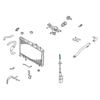 OEM 2003 Hyundai Tiburon Hose-Radiator Reservoir Diagram - 25451-2D300