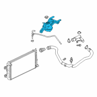 OEM 2017 GMC Savana 3500 Reservoir Diagram - 84225911