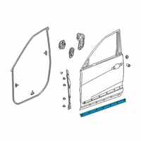 OEM 2020 Acura RDX Seal, Front Diagram - 72327-TJB-A01