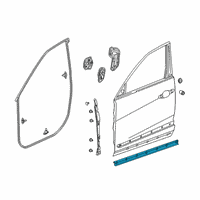 OEM Acura Seal, Front Diagram - 72327-TJB-A01