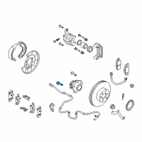 OEM 2018 Nissan Rogue Bolt Diagram - 40056-JG22A