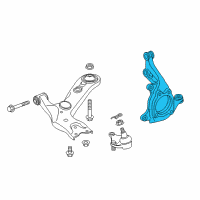 OEM Scion iM Knuckle Diagram - 43211-12460