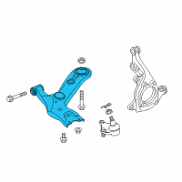 OEM 2014 Scion xB Lower Control Arm Diagram - 48068-12300