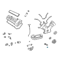 OEM Lincoln LS Screen Gasket Diagram - XW4Z-6626-AA