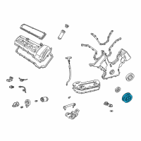 OEM Lincoln LS Pulley Diagram - 2W4Z-6312-AA