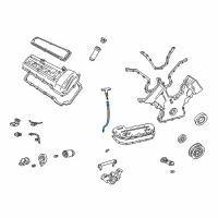 OEM Ford Thunderbird Tube Assembly Diagram - XW4Z-6754-AD