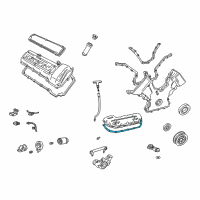 OEM 2004 Ford Thunderbird Oil Pan Gasket Kit Diagram - XW4Z-6710-AA