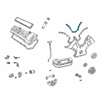 OEM 2004 Lincoln LS Front Cover Gasket Diagram - 2W9Z-6020-BA