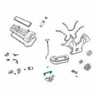 OEM Lincoln LS Oil Pump Gasket Diagram - XW4Z6659AA