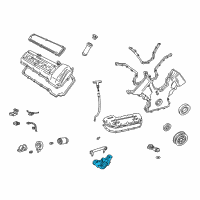 OEM 2003 Ford Thunderbird Oil Pump Diagram - 2W9Z-6600-AA