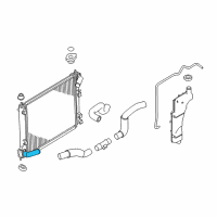 OEM 2012 Nissan Juke Pipe-Sub Radiator Diagram - 21537-1KC5A