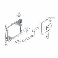 OEM 2011 Nissan Juke Pipe-Sub Radiator Diagram - 21517-1KC5A